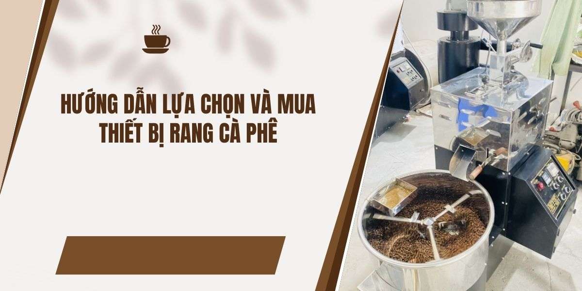 Hướng dẫn lựa chọn và mua thiết bị rang cà phê