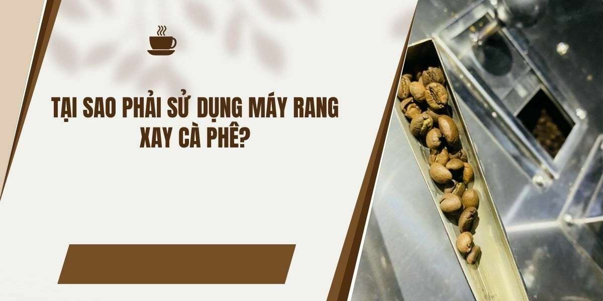 Tại sao phải sử dụng máy rang xay cà phê